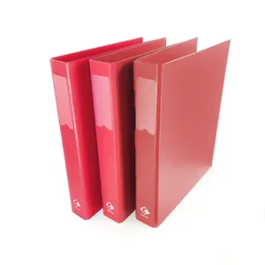 Carpeta OFICIO 2 X 40 MM. FORRADA COLOR – Rojo