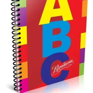Cuaderno TIPO ABC Cuadriculado Tapa Dura con Espiral 60 h
