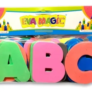 Set de letras de goma eva
