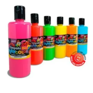 Témperas Botella 250 ml Color – FLUO-NARANJA