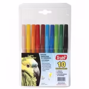 Marcadores Escolares Largos x 10 ó 12 uds – TRABI