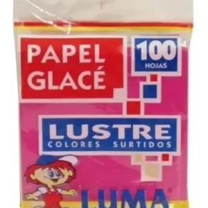 Papel Glace Lustre x100 hojas