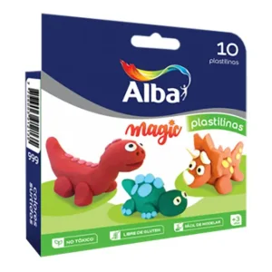 Plastilina Set x 10 colores – ALBAX10