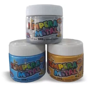 Temperas Pote Metalizado – Dorado