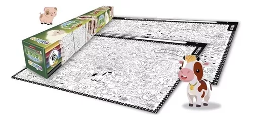 Set Láminas para Colorear - GRANJA - Imagen 2