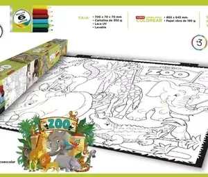 Set Láminas para Colorear – MUNDO ZOO