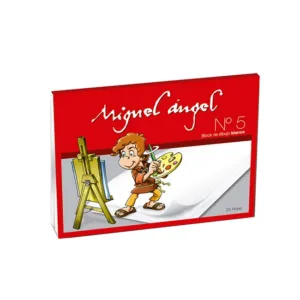 Block de hojas tipo el nene BLANCO Nro 5 – MIGUEL ANGEL