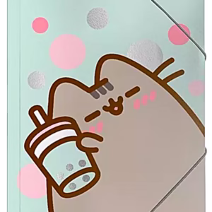 Carpeta 3 Solapas y Elástico OFICIO/ N°5 Cartulina - PUSHEEN