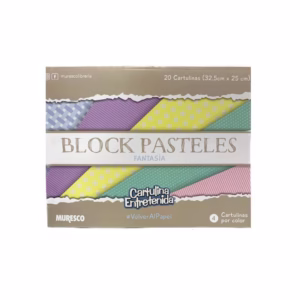 Block de hojas Nro 5 Fantasía – FANTASIA-PASTEL-MURESCO