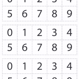Letras y Números Recortables (incluye impresión+plastificado)