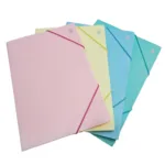 Carpeta 3 Solapas con Elástico PP OFICIO/Nº5 – Amarillo