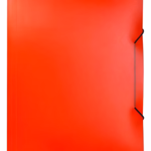Carpeta 3 Solapas con Elástico PP OFICIO/Nº5 – Rojo