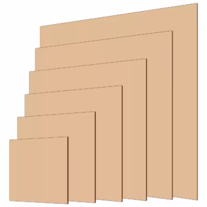 Fibrofácil 3mm 15 x 15