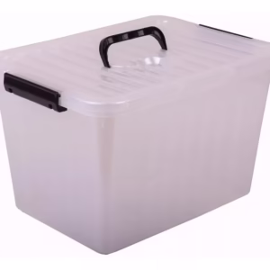 Caja Plástica Con Tapa y Manija 26x19x15