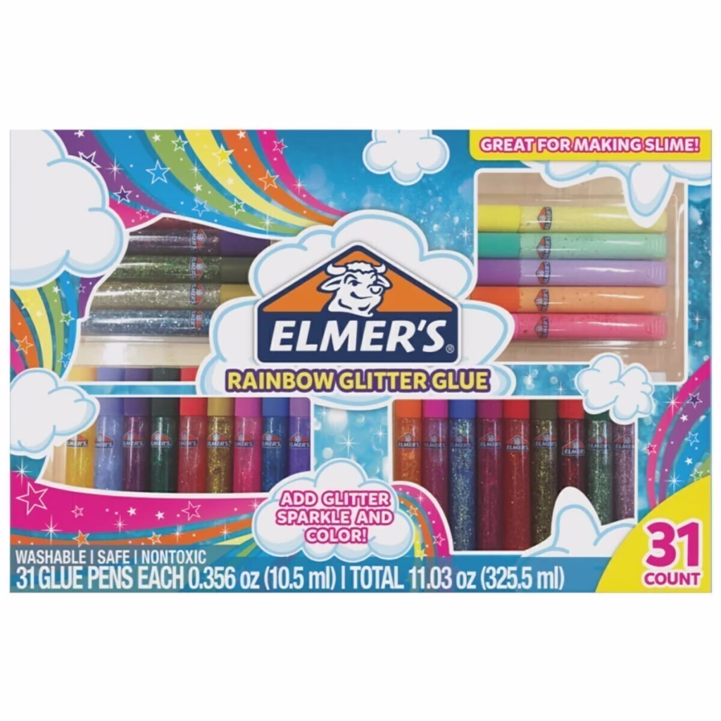 Kit Elmers Rainbown Glitter x 31 piezas