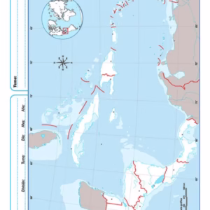 Mapa AMÉRICA CENTRAL c/ div Politica No.5