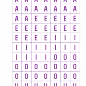 Servicio Equipo de Letras Recortables (incluye impresión+plastificado)