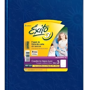 Cuaderno ABC Rayado forrado X 100 HOJAS – Azul, EXITO