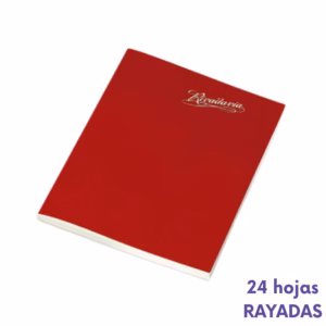 Cuad Tapa Blanda 48 HJS Rayadas Rivadavia – Rojo