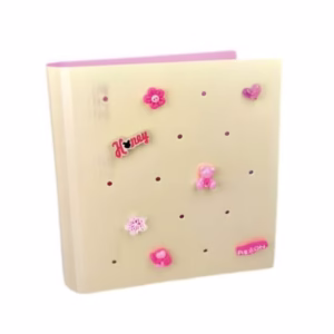 Carpeta Nro 3 Amarillo Pastel con Pines