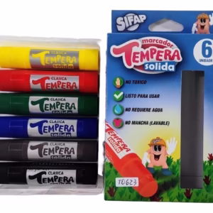 Set de Témperas en Barra x 6 COLORES SURTIDOS