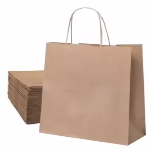 Bolsa de Papel Madera 32×30 con manijas
