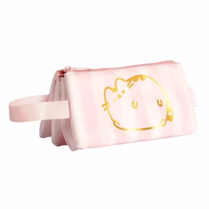 Canopla Mooving Cuadruple Pusheen Rosa Rayas