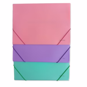 Carpeta 3 solapas con Elástico PP tamaño A4 – LILA