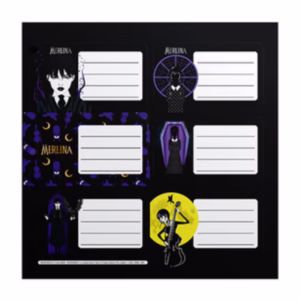 Etiquetas Cuaderno Motivos x plancha - MERLINA