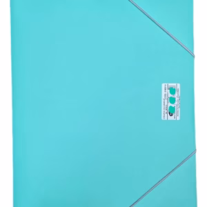 Carpeta 3 Solapas con Elástico PP OFICIO/Nº5 – Verde Manzana