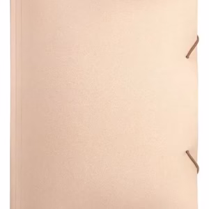 Carpeta 3 Solapas con Elástico PP OFICIO/Nº5 – NARANJA PASTEL