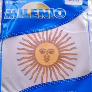 Bandera Argentina con Sol 45×72 NUEVO MILENIO