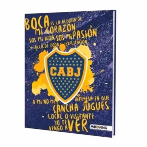 Cuaderno BOCA Rayado 48 hojas – 16x21cm