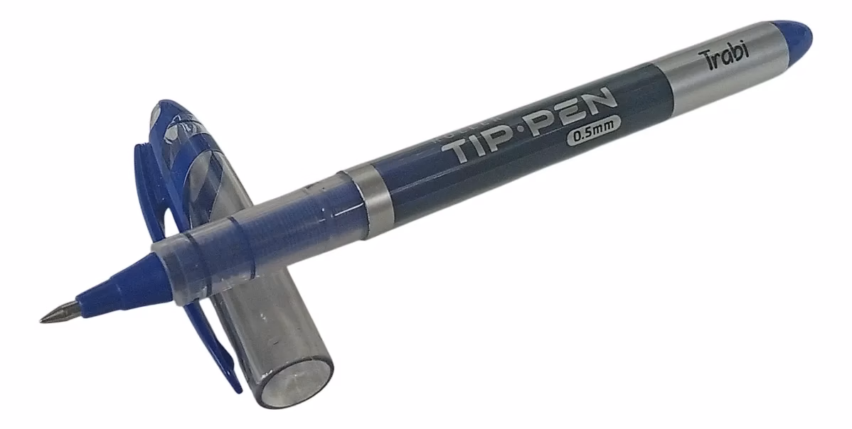 Birome TRABI Roller Tip Pen AZUL 0.5MM
