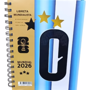 Libreta Mundialista 2026 – A5 x 80 Hojas Rayadas