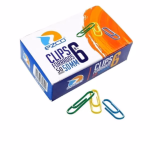 Caja de Clips nro 6 forrado color x 100 uds