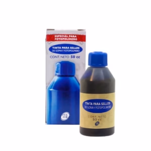 Tinta para Sellos Color AZUL 50cc