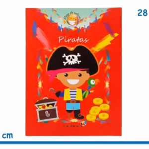 Libro para Pintar PIRATAS Ed. Betina