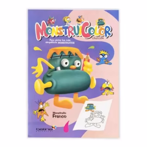 Libro para pintar Monstruicolor – Monstruito Franco Ed. Betina