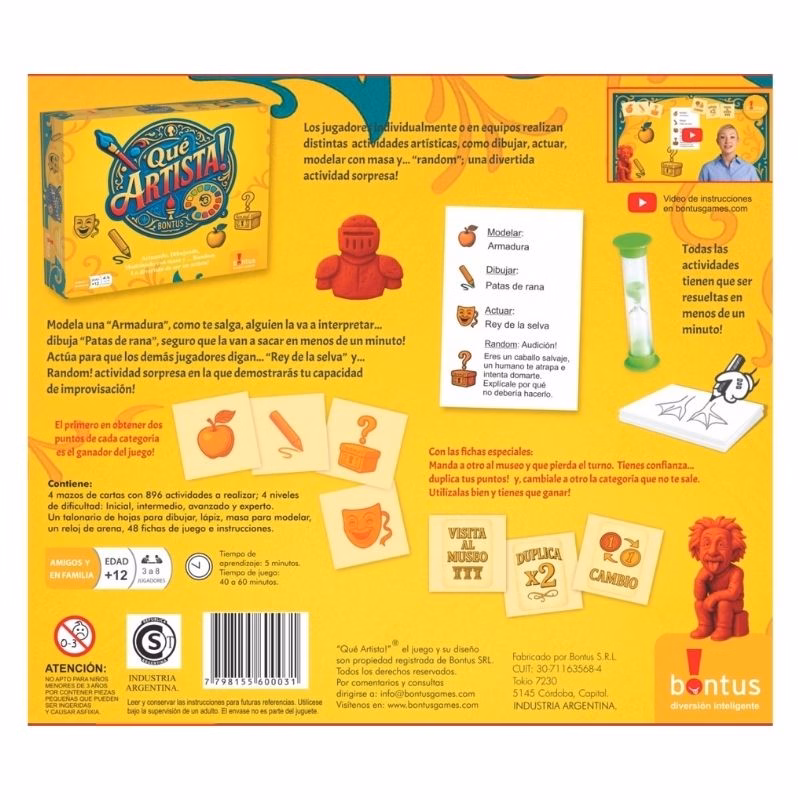 Qué Artista - Juego de Mesa- - Imagen 2