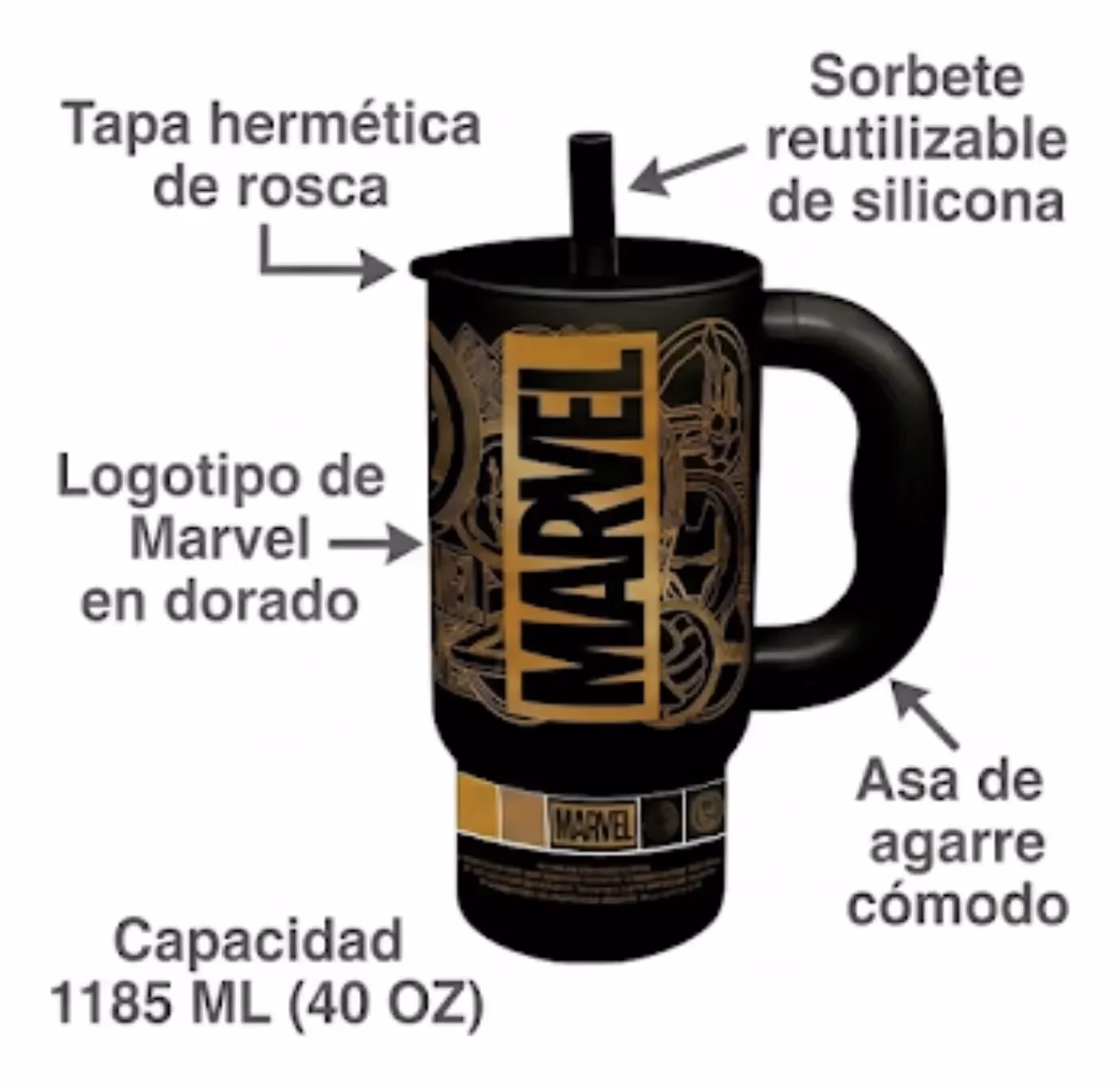 Marvel Avengers MUG INSULATED 1185 ml - Image 2