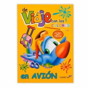 Libro para Pintar DE VIAJE EN AVIÓN ed. Betina