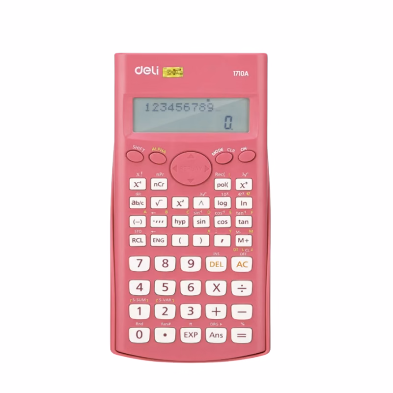 Calculadora Científica Deli 1710A-Rosa - Image 2