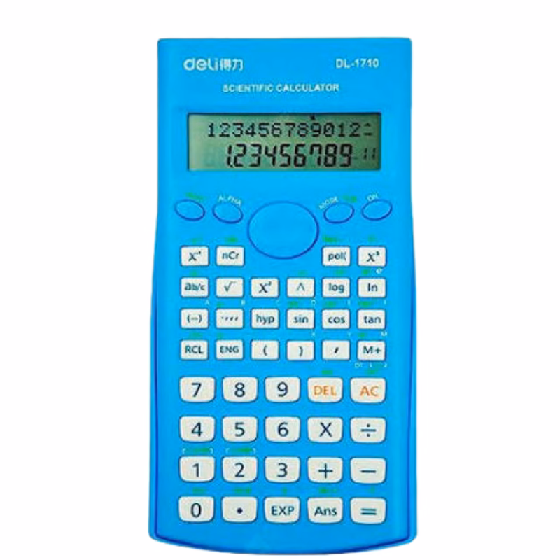Calculadora Científica Deli 1710A Celeste - Image 2