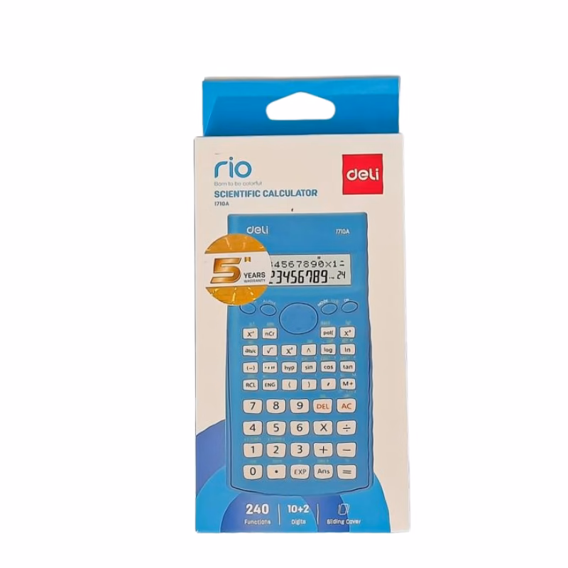 Calculadora Científica Deli 1710A Celeste