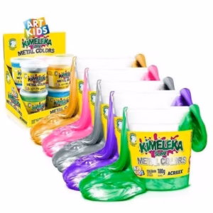 Slime Acrilex Kimekela Metalico