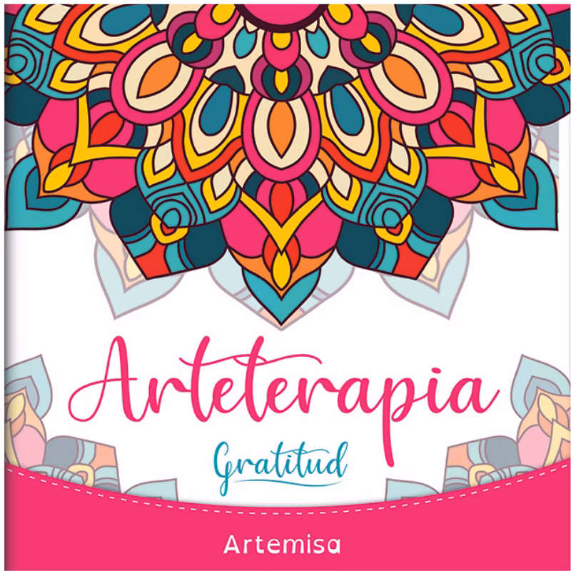 Arteterapia -Gratitud- libro para pintar