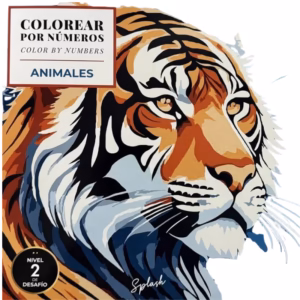 Colorear por Números ANIMALES Nivel 3