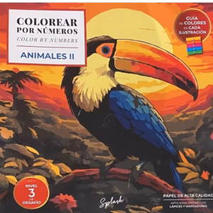 Colorear por Números ANIMALES II Nivel 3