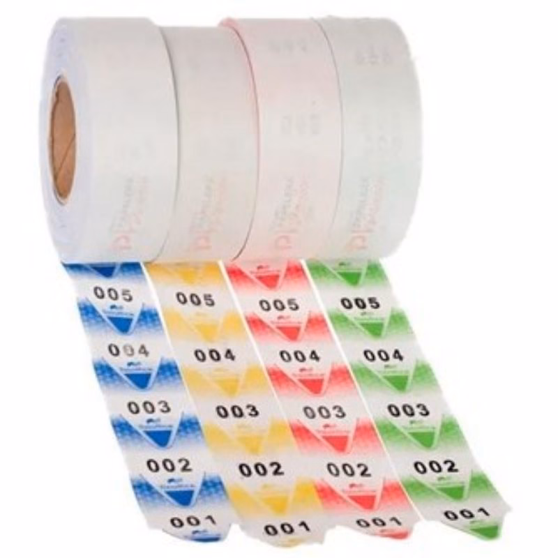 Rollo Numerado para turnos 3 cifras x 2000 uds